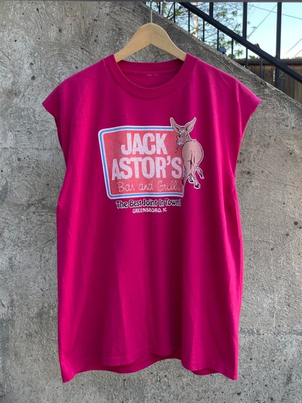 Vintage 90s Jack Astor's cutoff tank top size large